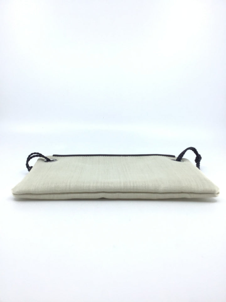 The Row Mini Coated Canvas Shoulder Bag with knotted leather
