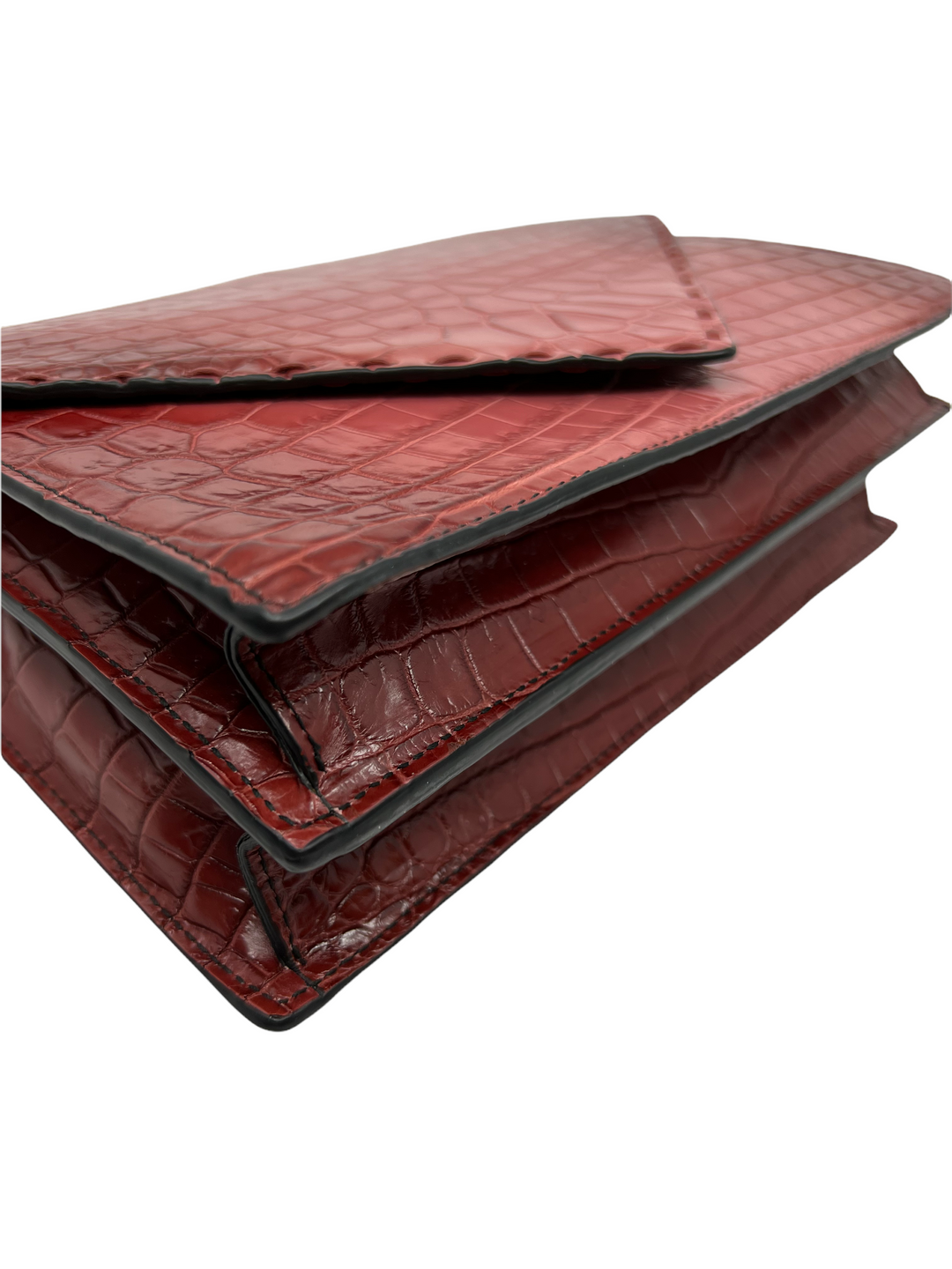 Bottega Veneta Crocodile Piano Shoulder Bag NWT - Consigned Designs