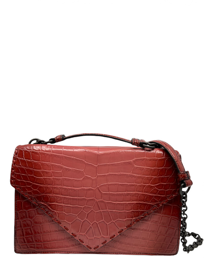 Bottega Veneta Crocodile Piano Shoulder Bag NWT-Consigned Designs