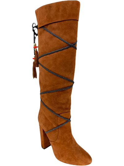 Aquazzura Suede Moonshine Knee High Boots Size 7.5-Consigned Designs