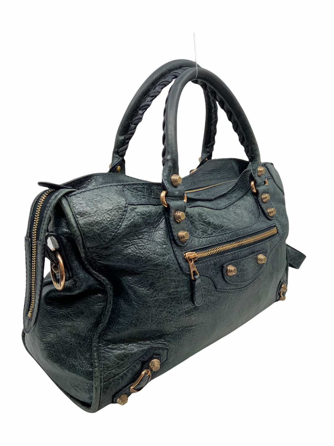 【BALENCIAGA】CLASSIC CITY BAG Balenciaga Classic City Shoulder Bag Mini Black in Lambskin