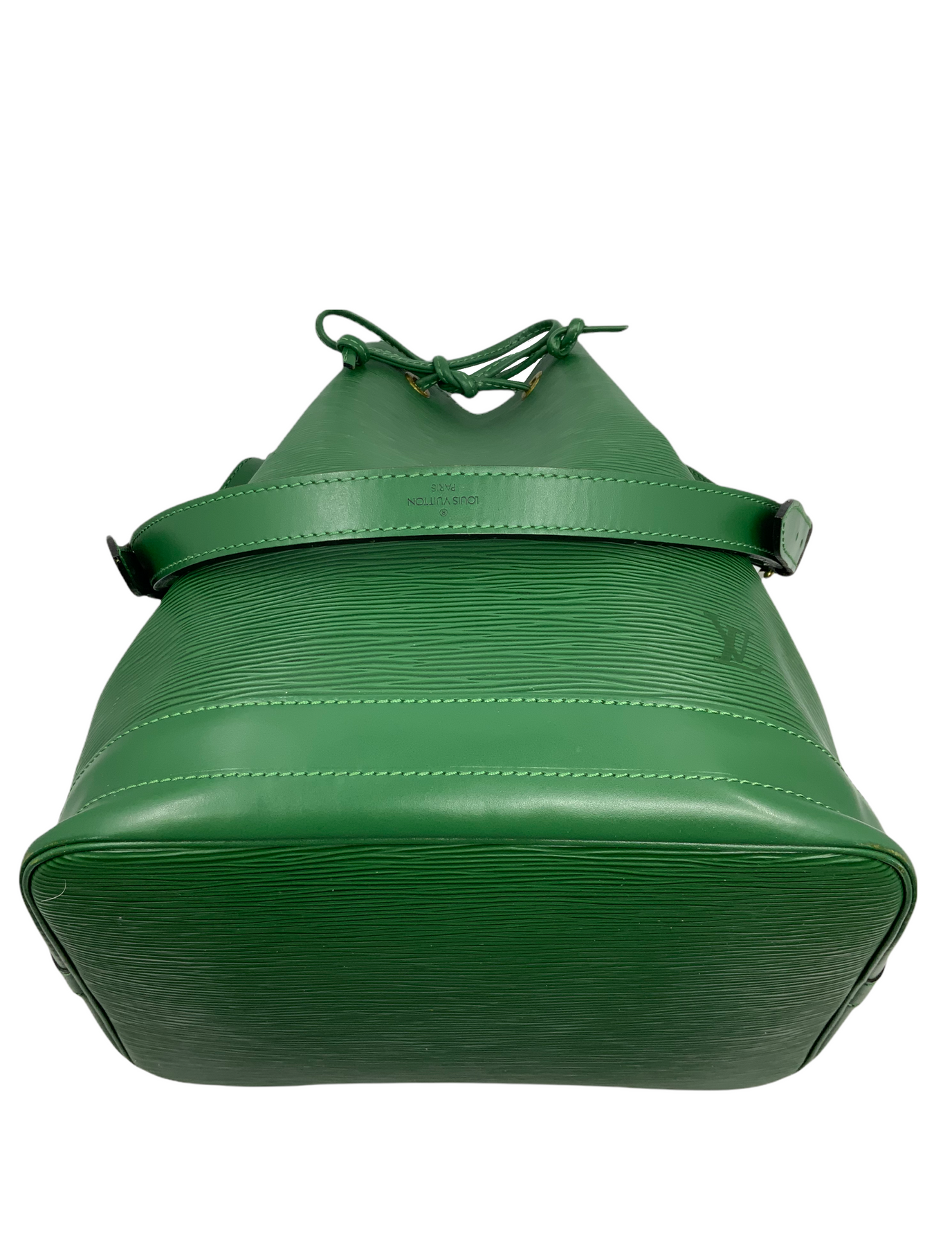Louis Vuitton Green Epi Leather Borneo Noe Drawstring Bucket Hobo