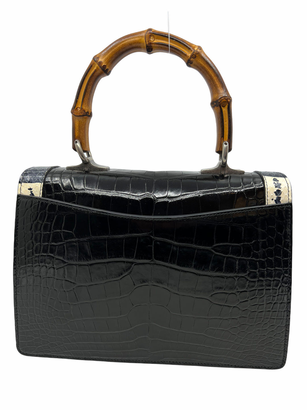 Gucci Alligator Small Lilith Top Handle Bag with Shoulder Strap