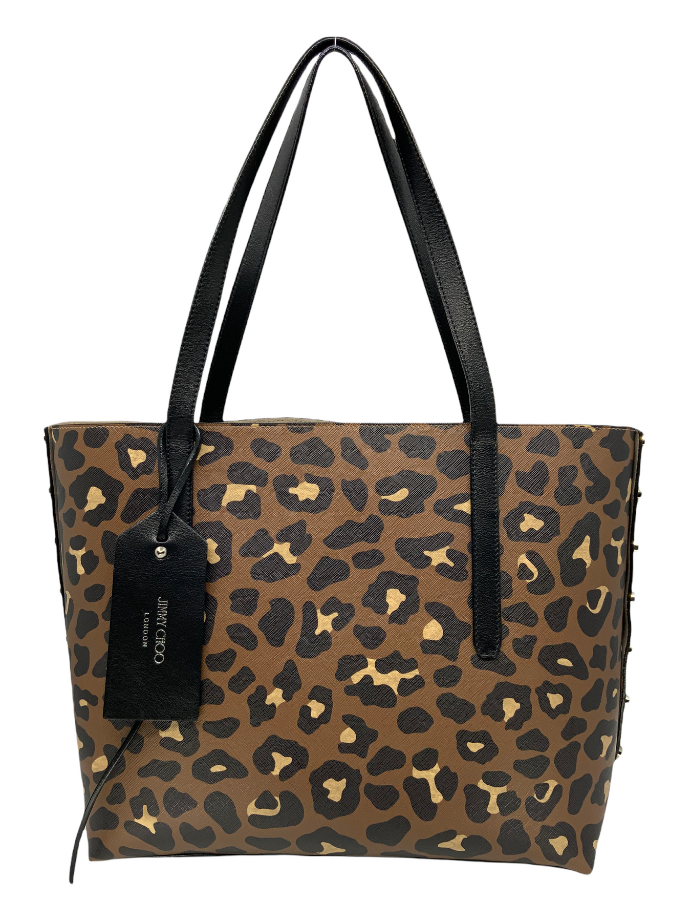 Jimmy Choo Twist East West Animal Print Tote - Consigned Designs Jimmy Choo Twist East West Animal Print Tote - Consigned Designs